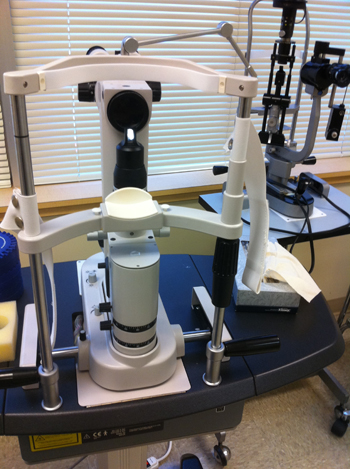 YAG Laser machine used on my left eye.